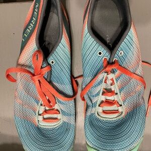 Merrell Athletic Shoes - Teal and Coral